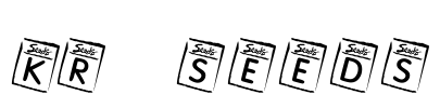 KR Seeds Font Image