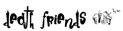 death friends µ* Font Image