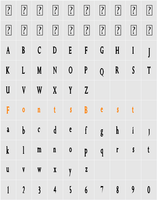 GreatFarmer Character Map