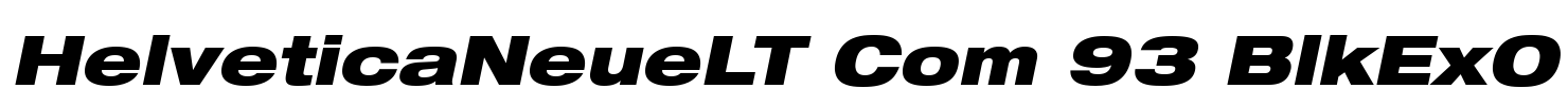 HelveticaNeueLT Com 93 BlkExO