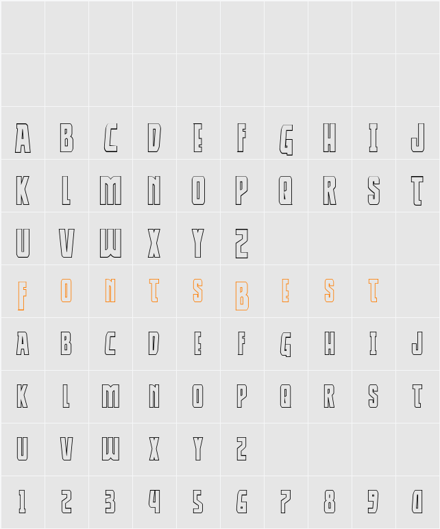 Thunder-Hawk Shadow Drop Character Map