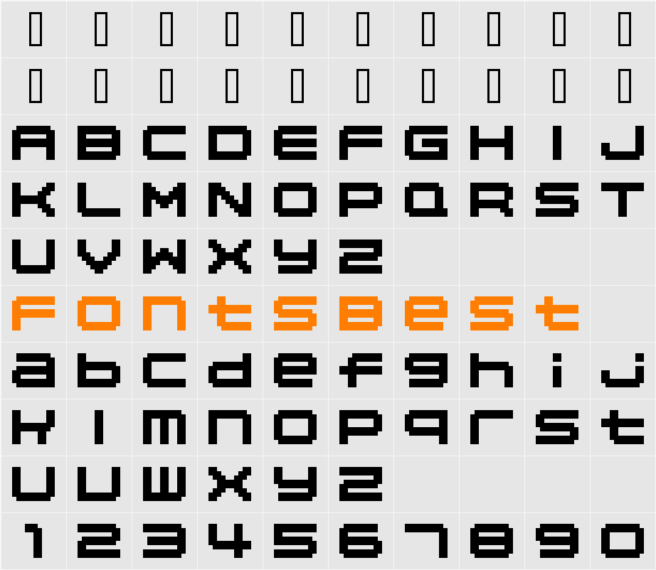 04b20 Character Map