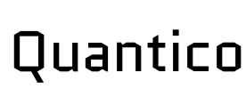 Quantico Font Image