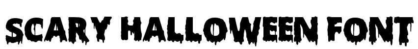 Scary Halloween Font