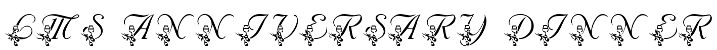LMS Anniversary Dinner Font Image