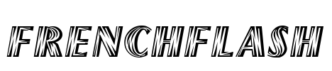 FrenchFlash Font Image