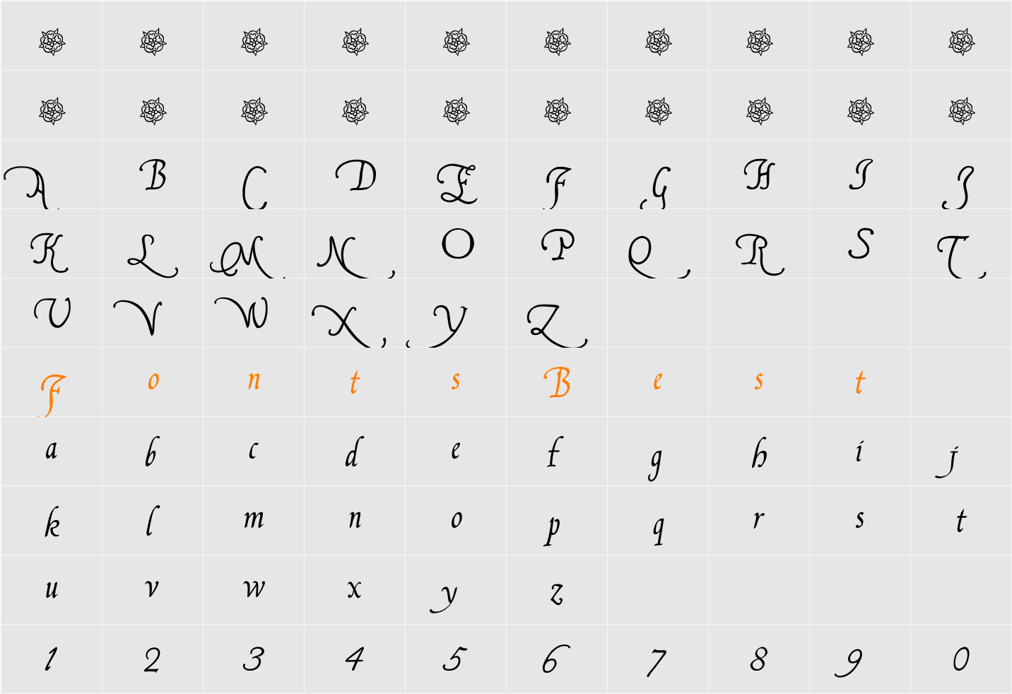 Francisco Lucas Briosa Character Map