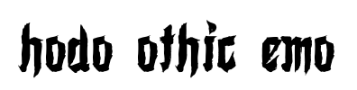 Shodo Gothic Demo