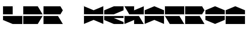 LDR HEXATRON Font Image