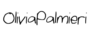 OliviaPalmieri Font Image