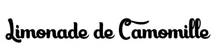 Limonade de Camomille