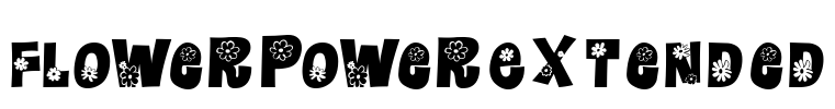 FlowerPowerExtended Font Image