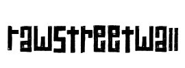 RawStreetWall Font Image