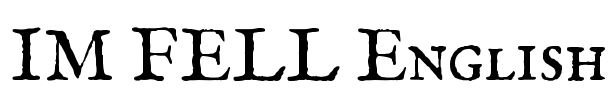 IM FELL English