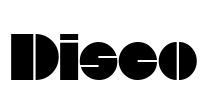 Disco Font Image