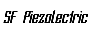SF Piezolectric Font Image