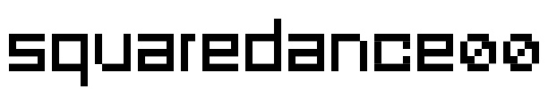 SquareDance00 Font Image