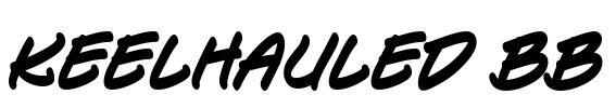 Keelhauled BB Font Image