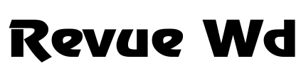 Revue Wd Font Image