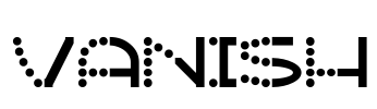 Vanish Font Image