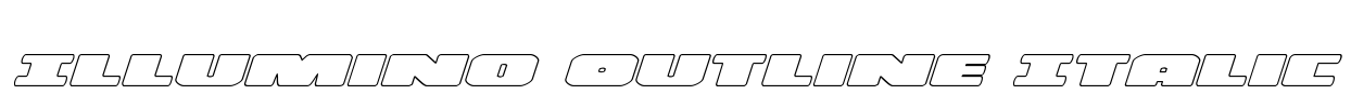 Illumino Outline Italic