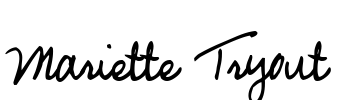 Mariette Tryout Font Image