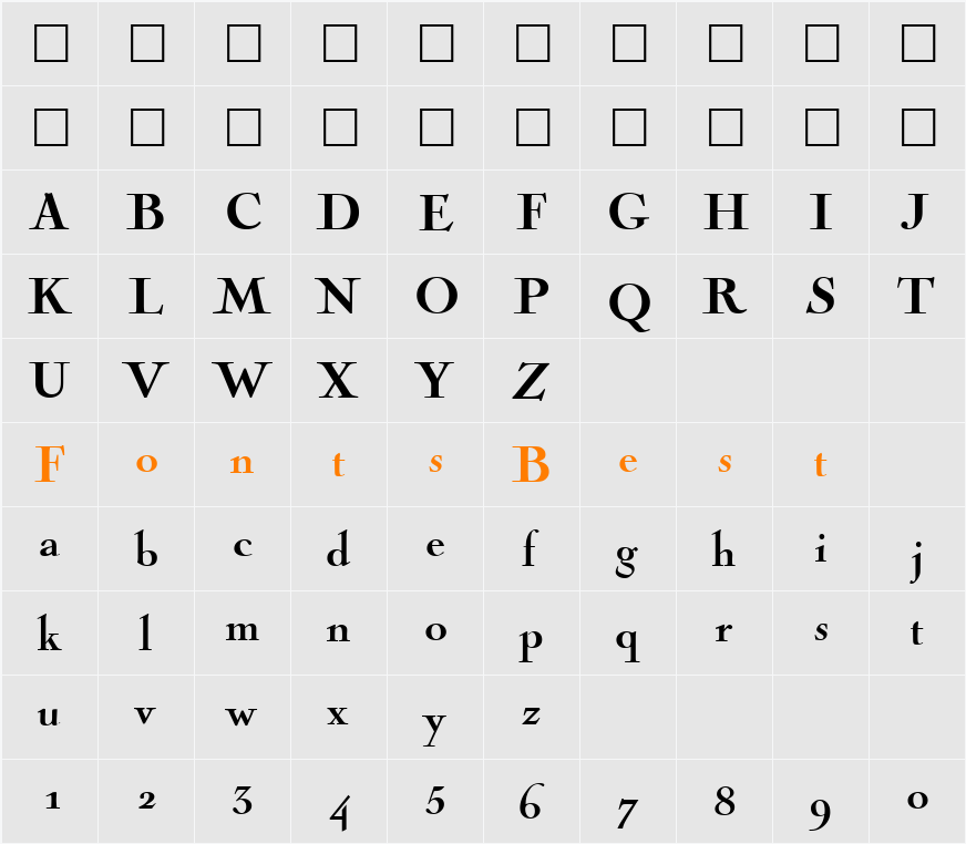 NicolasCochin Character Map