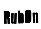 RubOn Font Image
