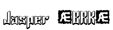 Jasper (BRK) Font Image