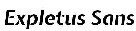 Expletus Sans Font Image