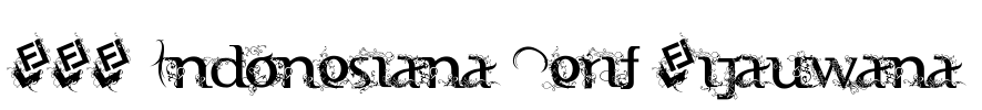 FTF Indonesiana Serif Hijauwana Font Image
