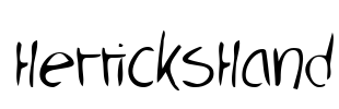 HerricksHand Font Image