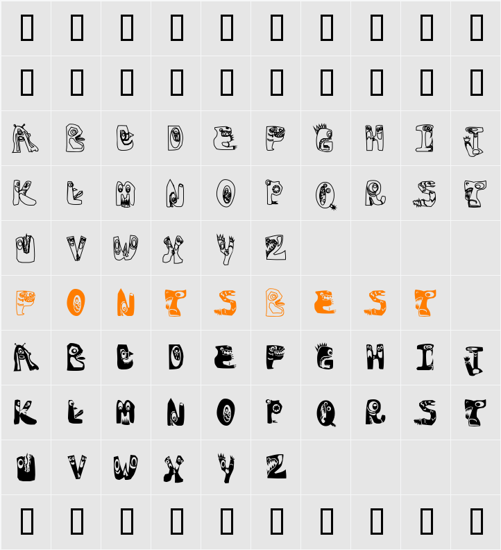 Oogie Boogies Character Map
