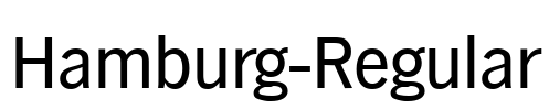 Hamburg-Regular Font Image