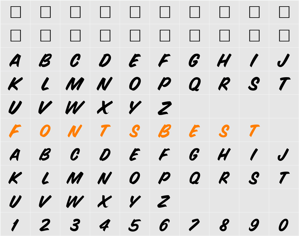 Snyder Character Map