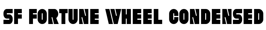 SF Fortune Wheel Condensed Font Image