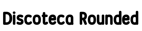 Discoteca Rounded Font Image