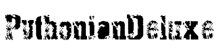 PythonianDeluxe Font Image