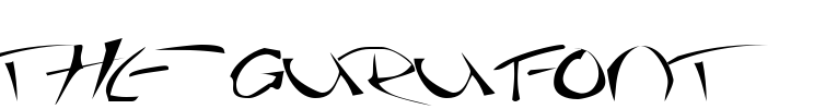 The Guru Font Font Image