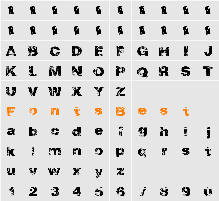 PowerPlay Character Map