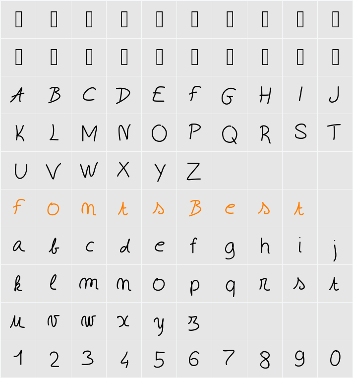 Enjoy Character Map