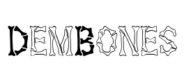 DemBones Font Image