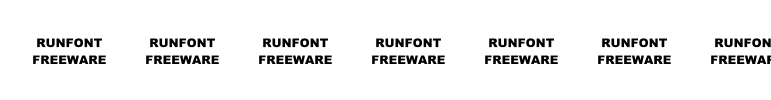 RUNFONT Font Image