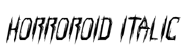 Horroroid Italic