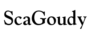 ScaGoudy Font Image