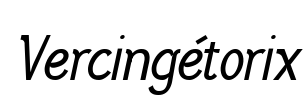 Vercingétorix Font Image