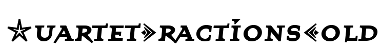 QuartetFractionsBold