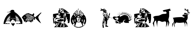 KR NA Dings Font Image