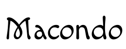 Macondo Font Image