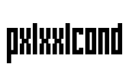 pxlxxlcond Font Image